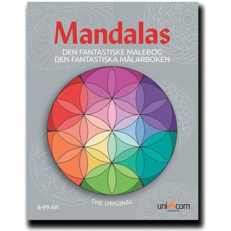Taylor & Francis Ltd Den Fantastiske Malebog med Mandalas fra 8-99 år