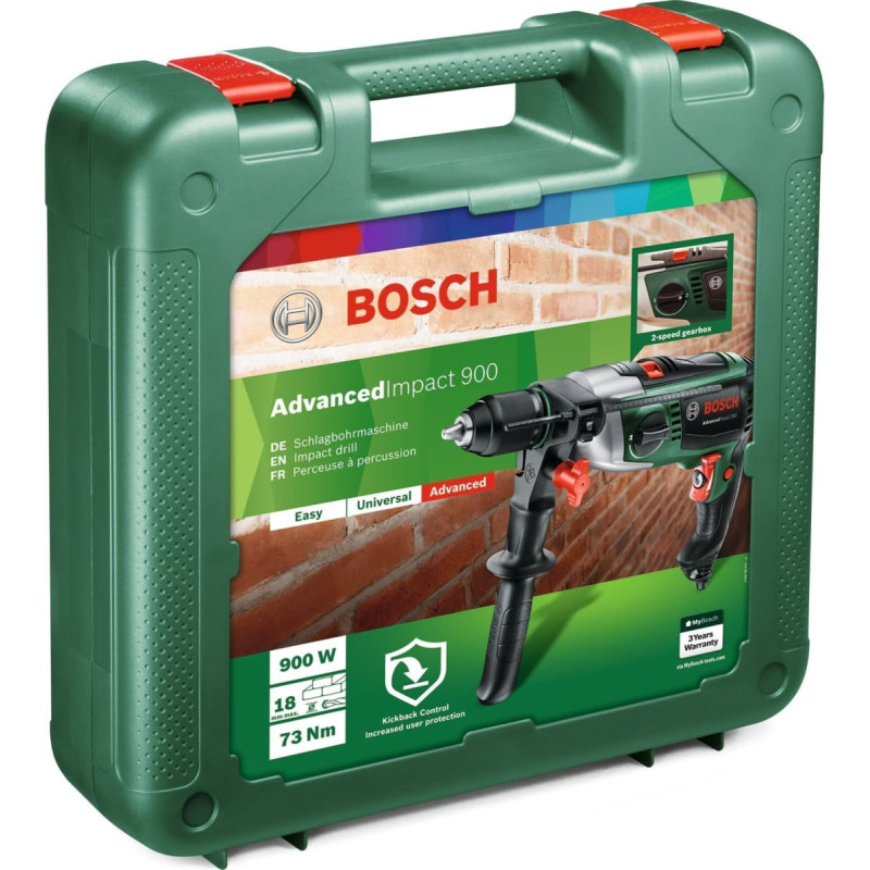 Bosch Wiertarka Bosch Bosch wiertarka udarowa AdvancedImpact 900W