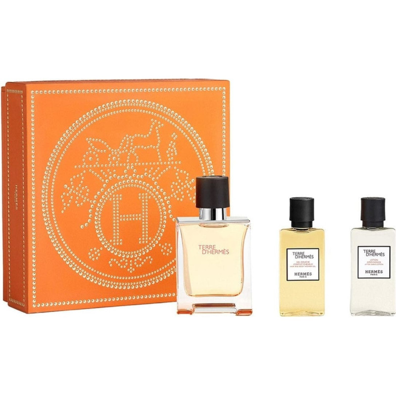 Hermes SET HERMES Terre D'Hermes EDT spray 50ml + SHOWER GEL 40ml + AFTER SHAVE 40ml