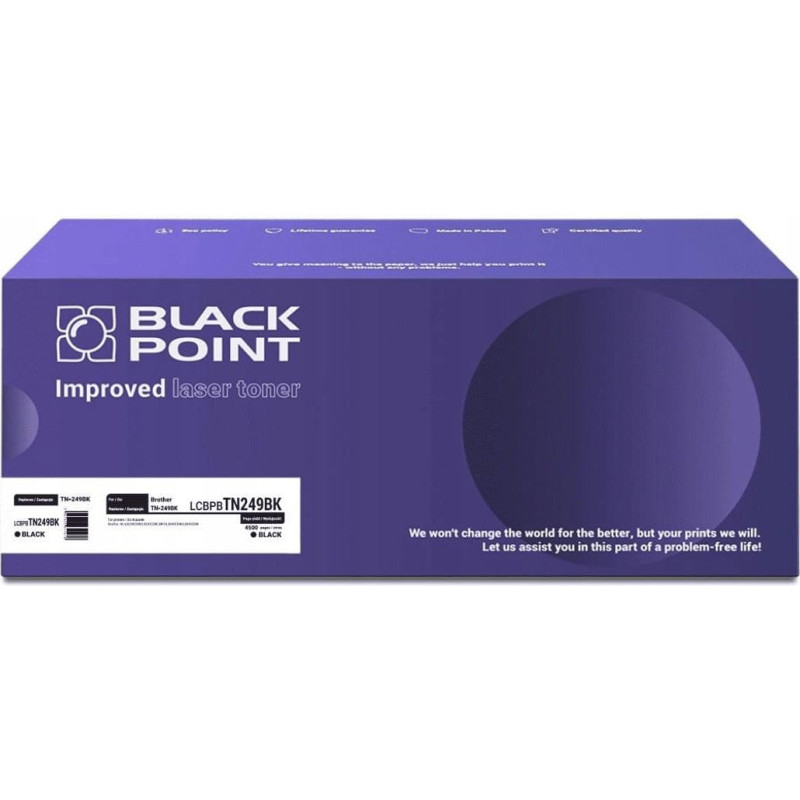 Black Point [LCBPBTN249BK] Toner BP (Brother TN-249BK)