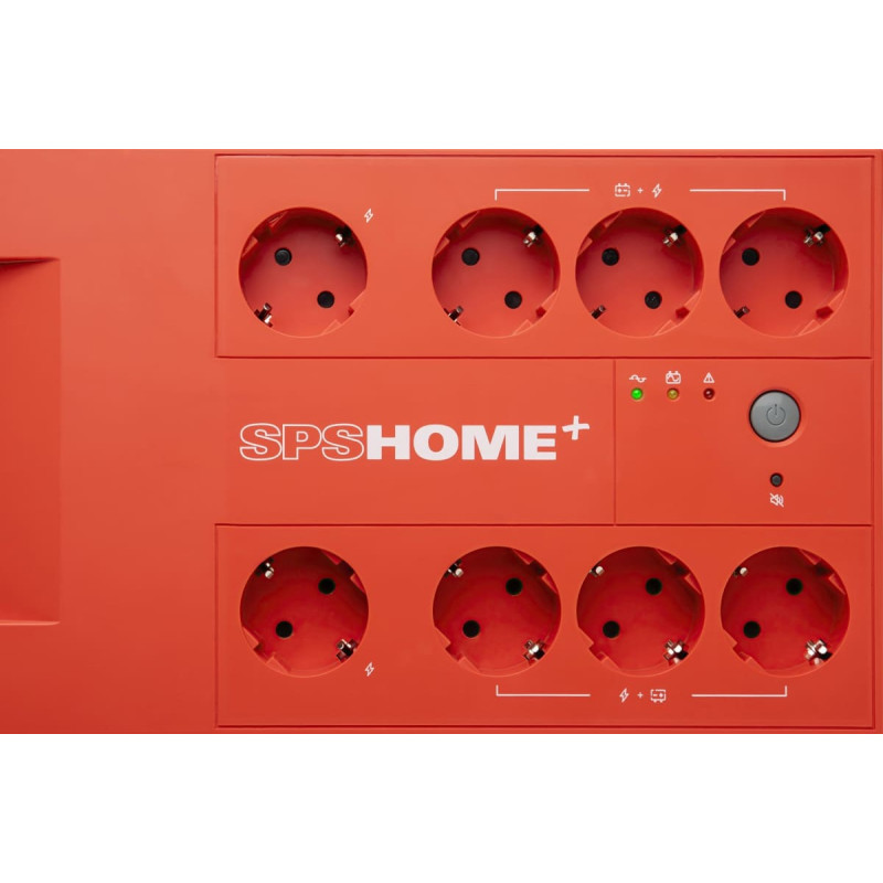 Salicru Awaryjny zasilacz UPS Salicru SPS 650 HOME+ Red 650VA 360W 8x Schuko Line-interactive APFC