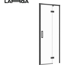 Cersanit S932-123 Drzwi Na Zawiasach Kabiny Prysznicowej Larga Czarna 80x195 Prawe Szkło // KNC.DRZ-LARGA-80X195-TR-P-CZ