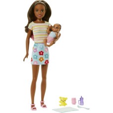 Mattel Opiekunka Lalka + bobas + akcesoria HJY31
