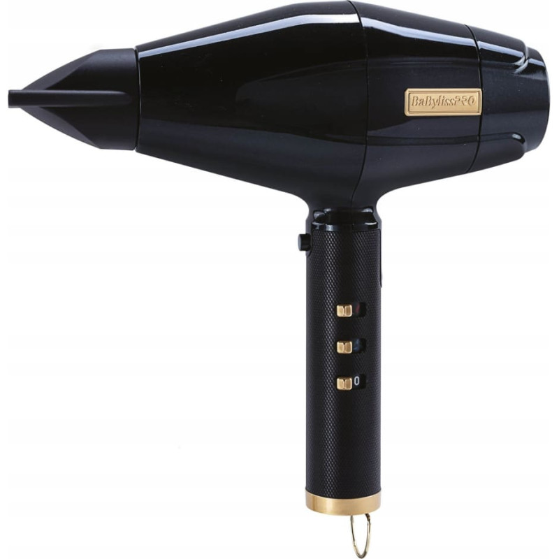 Babyliss FXBDB1E Pro 4Artists fén na vlasy, 2200 W, 3 teploty, 2 rychlosti, iontový generátor, černá