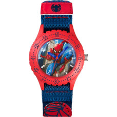 Laut Accutime Time Teacher Watch Spiderman Blue Fabric Strap