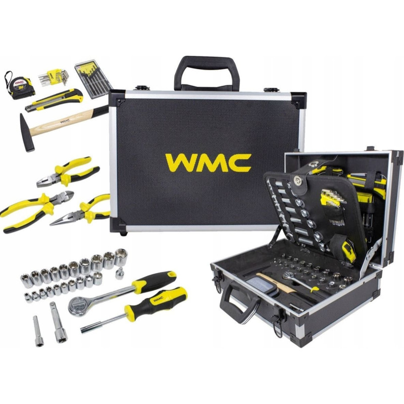 Kraft&Dele WALIZKA NARZĘDZIOWA ZESTAW NARZĘDZI KLUCZY 91 EL.