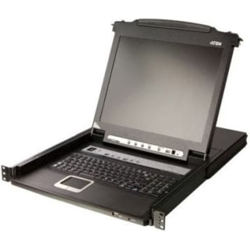 Aten Przełącznik KVM LCD ATEN CL5716MW o szerokości 43 cm, USB-PS/2, VGA, 16 portów, DE-Layout