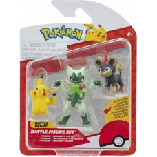 Pokemon BATTLE FIGURE 3 PK LITLEO, PIKACHU, FLORAG
