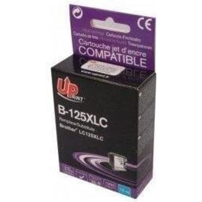 Uprint Tintes kārtridžs UPrint Brother LC125XLC Cyan