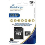 Xlyne MediaRange SD MicroSD Card 256GB UHS-1 Cl.10 incl. Adapter