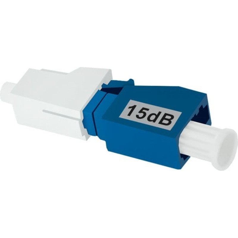 Qoltec Tłumik światłowodowy LC/UPC(Female) - LC/UPC(Male) 15dB SingleMode (54188)