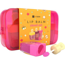 Hiskin HISKIN Crazy Zestaw Balsamów do ust Sweet Set (3 szt.)- kosmetyczka