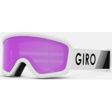 Giro Gogle zimowe juniorskie GIRO CHICO 2.0 WHITE ZOOM (Szyba lustrzana kolorowa AMBER PINK 19-42% S2) (NEW 2023/2024)