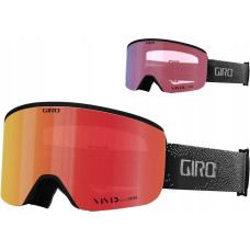 Giro Gogle zimowe GIRO AXIS BLACK & WHITE BIT TONE (Szyba lustrzana kolorowa VIVID-Carl Zeiss VIVID EMBER 19-42% S2 + Szyba lustrzana kolorowa VIVID-Carl Zeiss INFRARED 58% S1) (NEW 2023/2024)