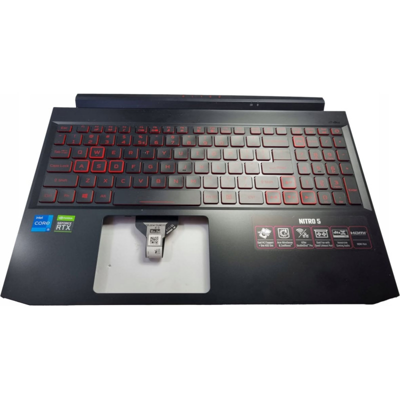 Acer COVER UPPER BLACK W/KB US-INT