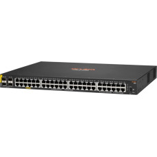 HP E Aruba Networking CX 6100 48G Class4 PoE 4SFP+ 740W Switch - Switch - L3 - managed - 48 x 10/100/1000 (PoE+) + 4 x 1 Gigabit/10 Gigabit SFP+ (Uplink) - Seite-zu-Seite-Luftstrom - an Rack montierbar, wandmontierbar - PoE+ (740 W) - CTO