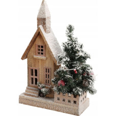 Home Styling Collection Domek bożonarodzeniowy z choinką, LED, 44 cm