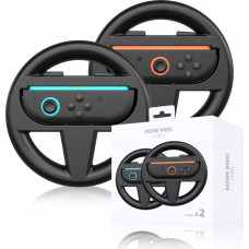JYS 2x Kierownica Uchwyt Na Joy-con Do Nintendo Switch 2 Nsw2 Do Mario Kart / 2x Czarny / Jys-ns226