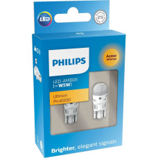 Philips Ultinon Pro6000 W5W LED Amber 2 stk.