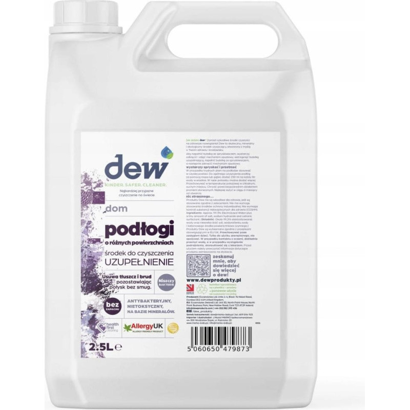 Feda DEW ŚRODEK DO CZYSZCZENIA PODŁÓG 2,5l 5060650479873