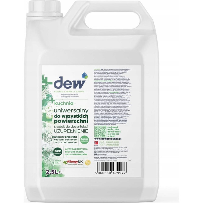 Stoko DEW ŚRODEK DO DEZYNFEKCJI KUCHNI 2,5l 5060650479972