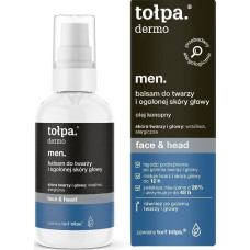 Tołpa Dermo men. Face & head, balsam do twarzy i ogolonej skóry głowy 75ml