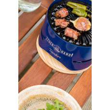 Ambiance Grill Stołowy Feuerhand Tamber Cobalt Blue