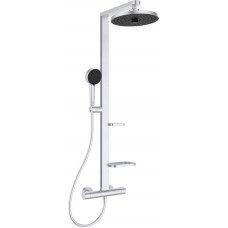 Ideal Standard Alu+ brusesystem m/term. Ø260 mm, Silver