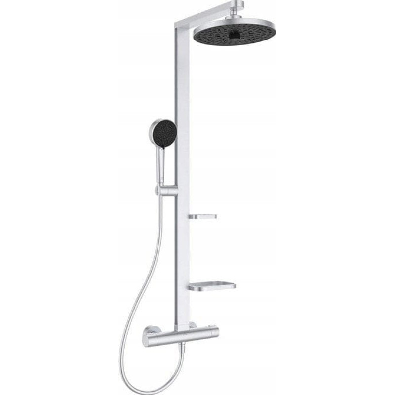 Ideal Standard Alu+ brusesystem m/term. Ø260 mm, Silver