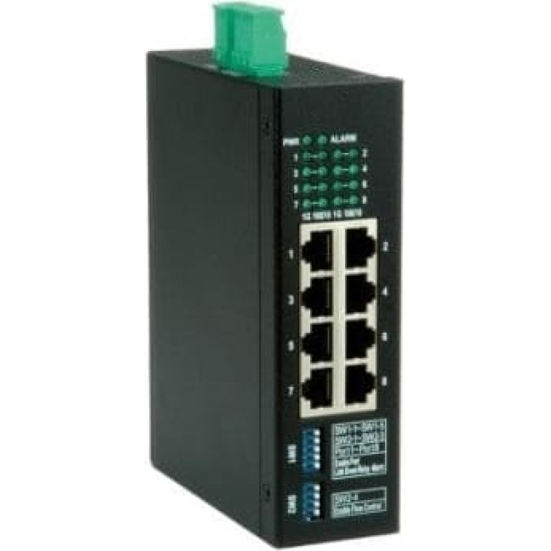 Roline Industrie Gigabit Switch, 8x RJ-45