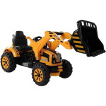 Lean Sport Traktor na akumulator z Łyżką Koparka Pomarańczowy