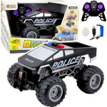 Leantoys Auto Terenowe Policyjne Off-Road RC Zdalnie Sterowane Czarne 1:16 LEAN Toys