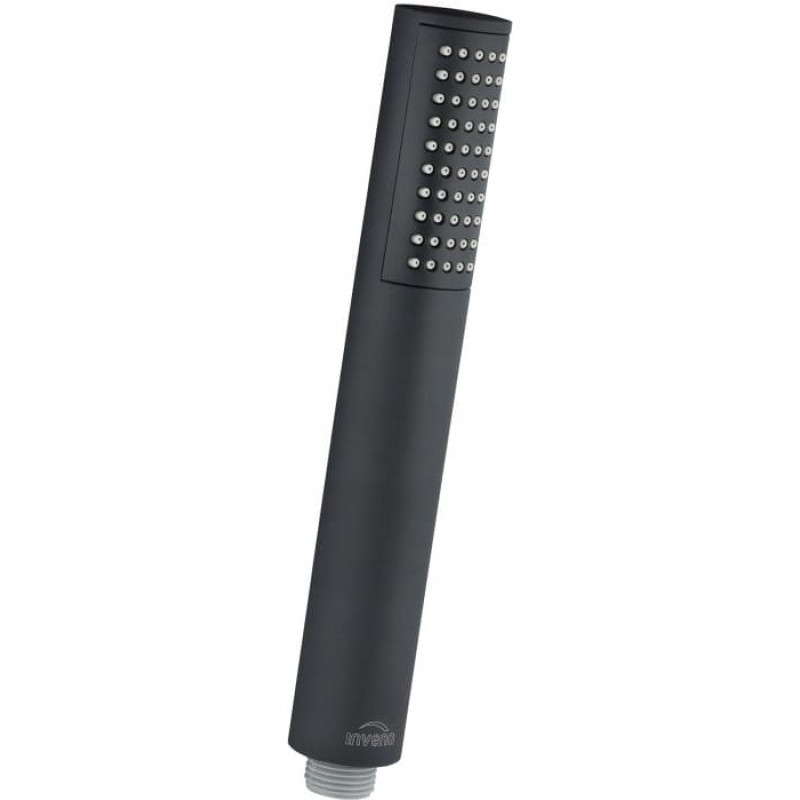 Invena słuchawka natryskowa 1f Siros, czarny AS-80-004-M