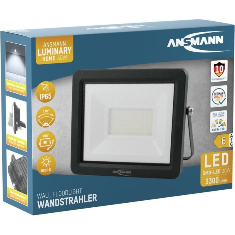 Ansmann WFL30W Czarny LED 30 W