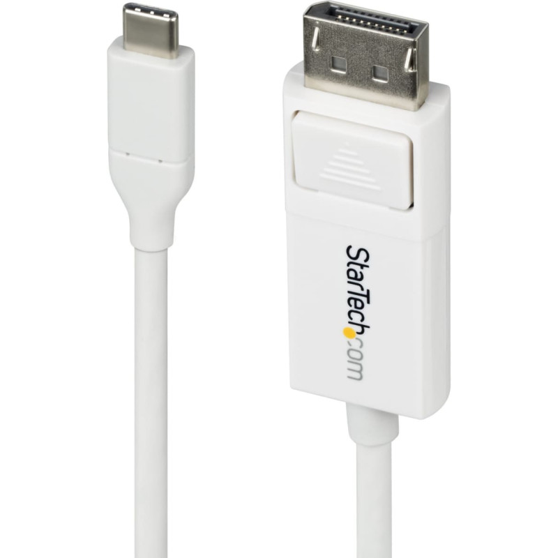Startech CDP2DP2MBW adapter kablowy 1,9 m DisplayPort USB Type-C Biały