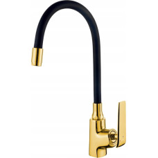 Invena bateria kuchenna z systemem Eco Start Ligaria, złoty/czarny BZ-39-009-L