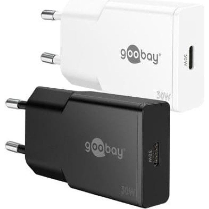 Goobay Szybka ładowarka USB-C™ PD GaN Slim (30 W)