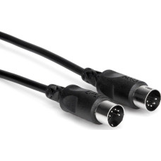 Hosa - Kabel MIDI 0.3m czarny