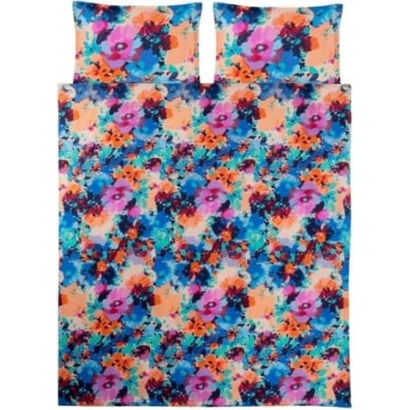 Dymo BEDDING COVER SET FLOWER2 100PES 200x220