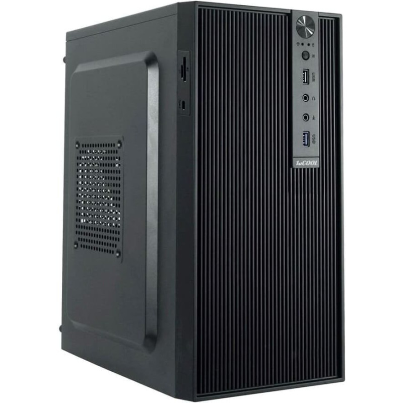 1Stcool skříň STEP 6, micro tower, AU, USB 3.0, bez zdroje, černá