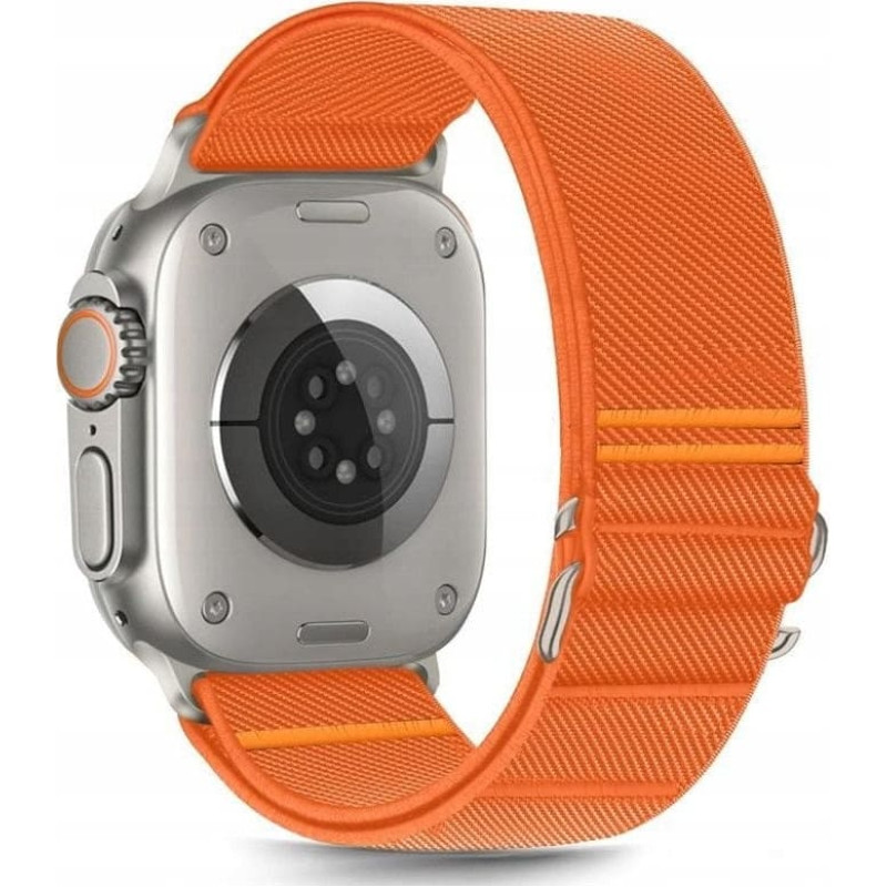 4Kom.pl TECH-PROTECT NYLON SLIP APPLE WATCH 6 / 7 / 8 / 9 / 10 / SE / ULTRA 1 / 2 (44 / 45 / 46 / 49 MM) ORANGE