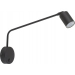 Tk Lighting Kinkiet TK Lighting LAMP WALL LOGAN GU10 10W BK