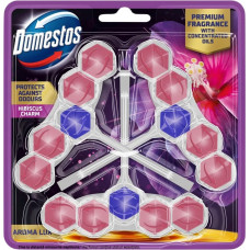 Unilever DOMESTOS Kostka toaletowa Aroma Lux Hibiscus Oil & Wild Berries 2 x 55 g