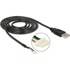 Delock 95986 kabel do aparatu 1,5 m Czarny