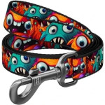 Collar WAUDOG Nylonowa Smycz dla Psa 25mm/200cm Potworki L-XXL