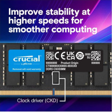 Crucial Pamięć do notebooka DDR5 CSODIMM 32GB (1*32GB)/6400 CL52