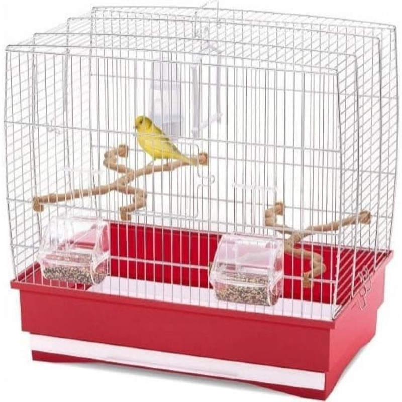 Panama Pet Irene 2, klatka, dla ptak�w, czerwona, 45x27x43 cm