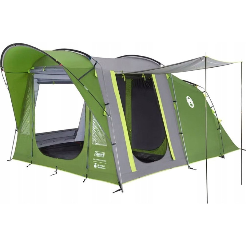 Coleman Tunnelzelt Oak Canyon 4 BlackOut(grün/grau, Modell 2025)