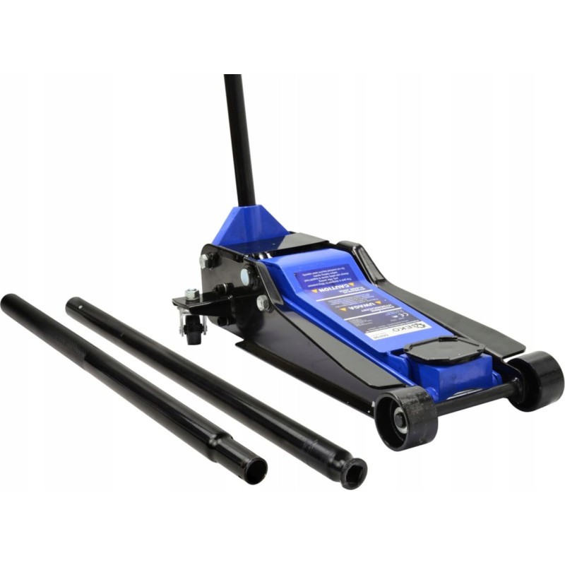 Geko #Podnośnik hydrauliczny niskoprofilowy 3,5T GEKO PREMIUM 95-550mm 44kg (1)