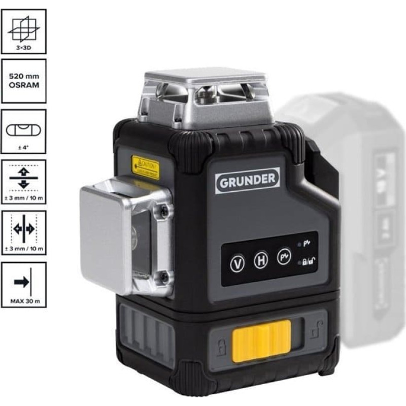 Sourcing CORDLESS LASER LEVEL LY-360G 18V GREEN
